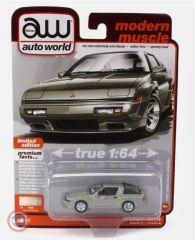 1:64 AutoWorld 1987 Mitsubishi Starion (Palermo Gray Poly)