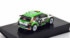 1:43 2021 Skoda Fabia Rally 2 Evo #22 Rally Monte Carlo