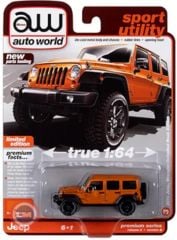 1:64 AutoWorld 2013 Jeep Wrangler Unlimited Moab Edition (Crush Orange)