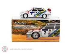 1:64 Tarmac Works 1995 Mitsubishi Lancer Evo 3 Hong Kong Beijing Rally