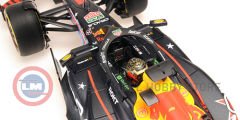 1:18 Minichamps 2023 Oracle Red Bull Racing RB19 Max Verstappen Winner Austin GP