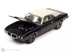1:64 AutoWorld 1969 Pontiac Firebird (Expresso Brown Poly with Flat White Roof)