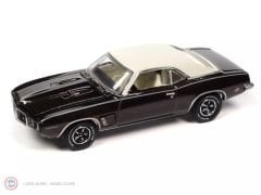 1:64 AutoWorld 1969 Pontiac Firebird (Expresso Brown Poly with Flat White Roof)