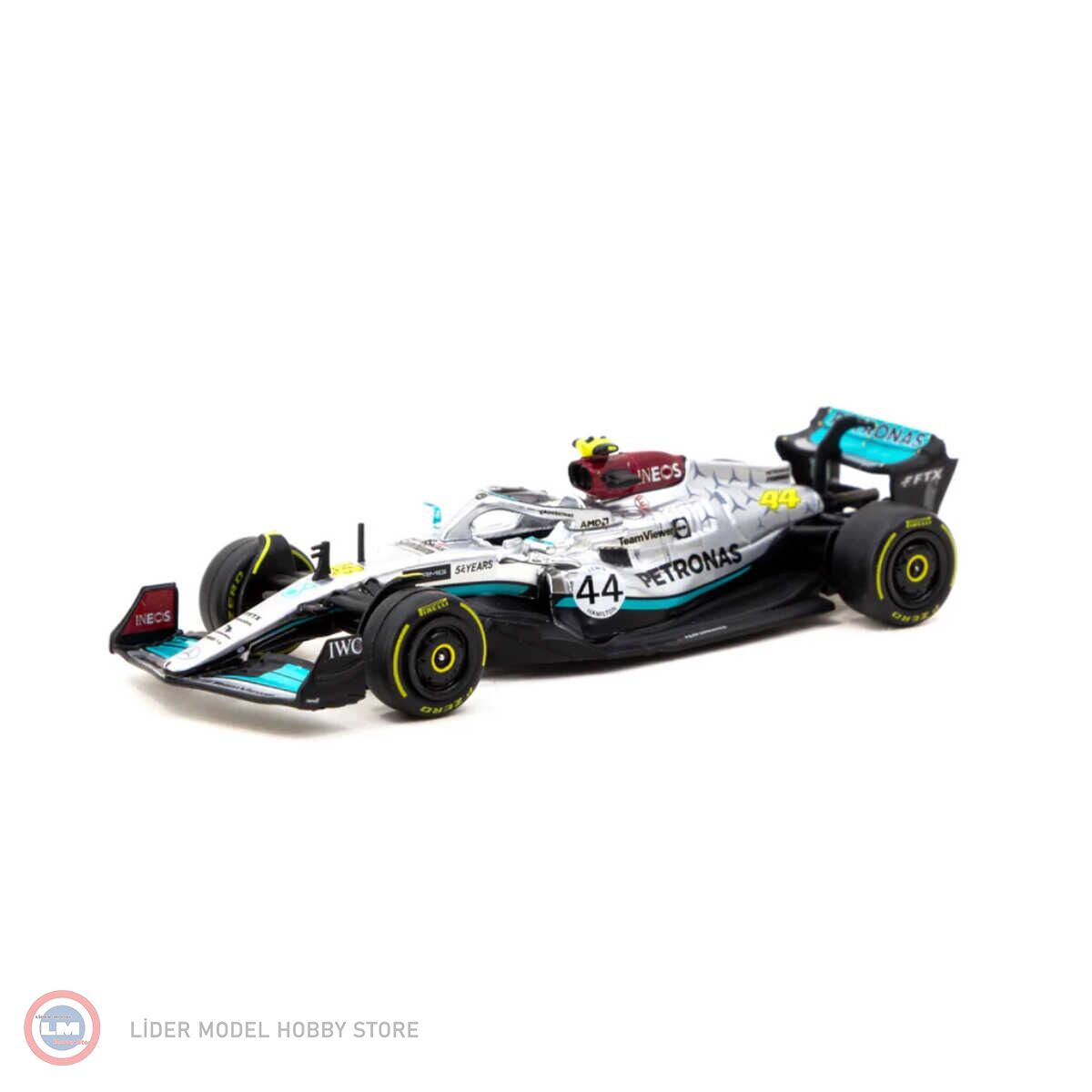 1:64 Tarmac Works Mercedes Benz AMG F1 W13 E Performance Belgian Grand Prix Lewis Hamilton Formula 1