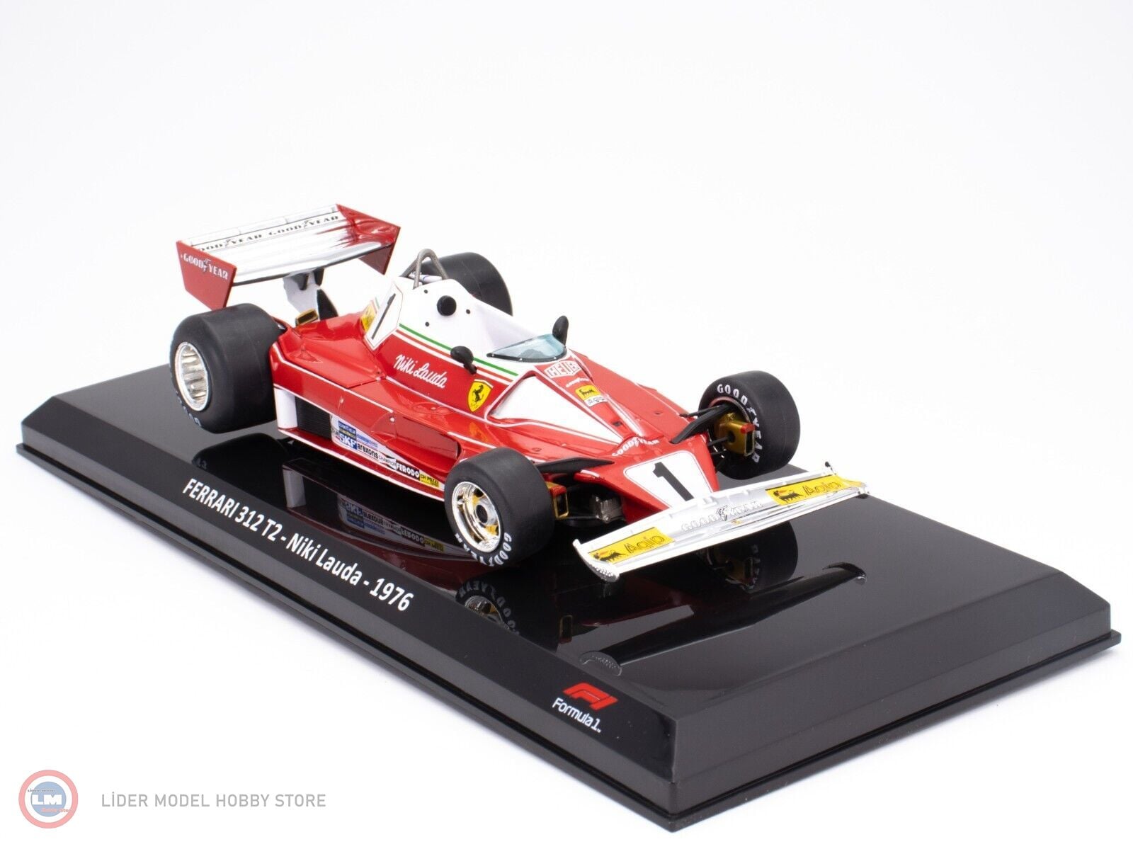 1:24 Atlas 1976 FERRARI 312 T2 #1 - Niki Lauda Formula 1