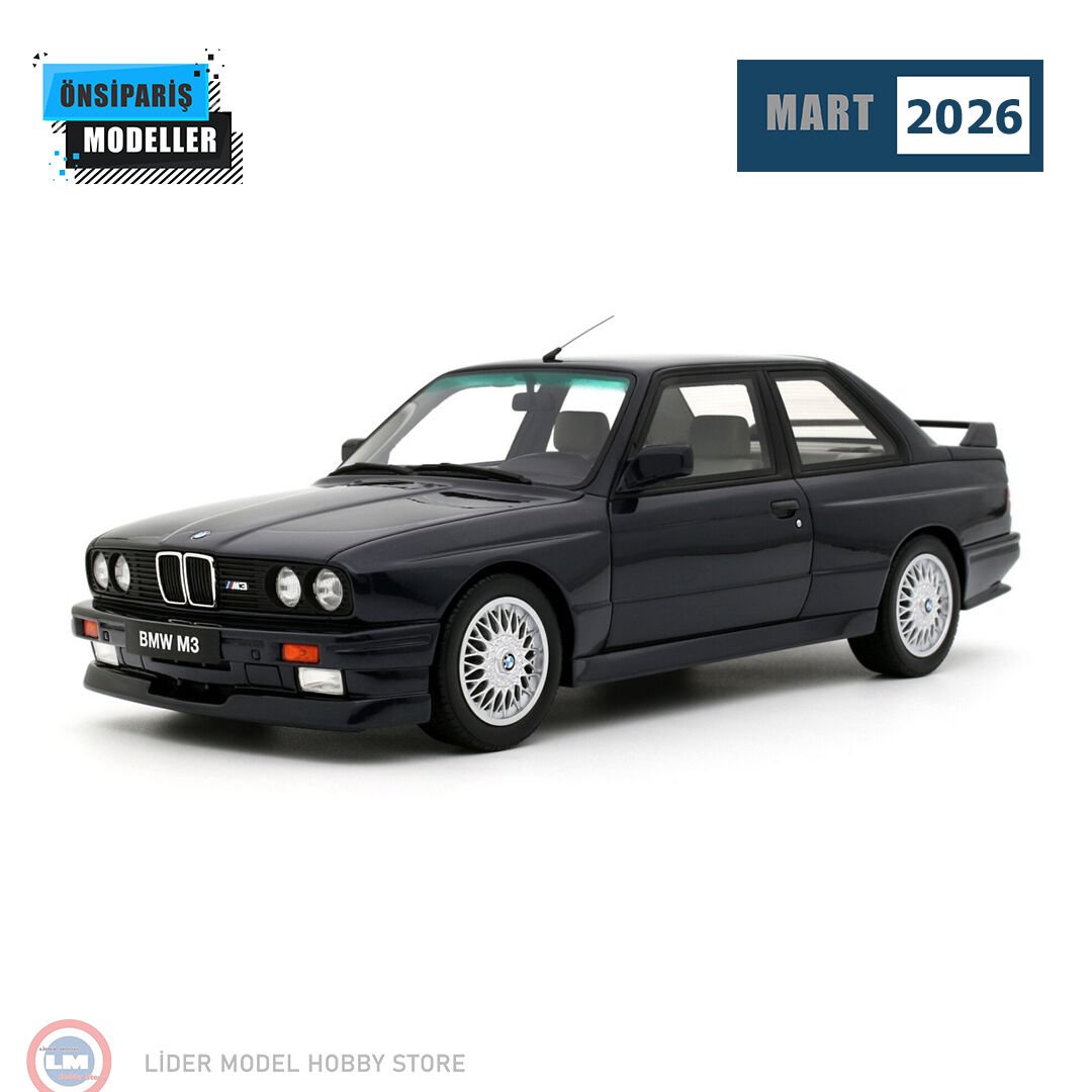 1:18 Otto 1988 BMW E30 M3 Europameister Macau Bleu Metallic