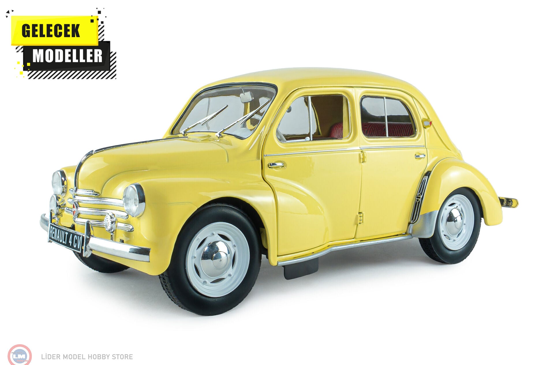 1:18 Solido 1961 Renault 4CV – Beige (Jaune Infante)