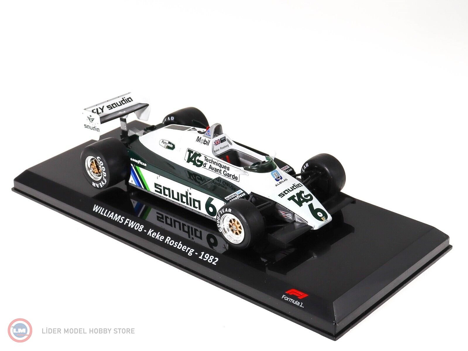 1:24 1982 WILLIAMS FW08 #6 - Keke Rosberg