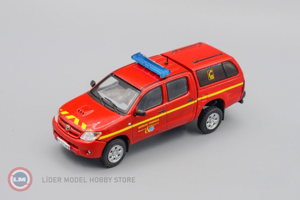 1:43 Atlas 2014 Toyota HILUX PICK-UP CLOSED İtfaiye