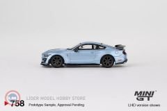 1:64 2022 Ford MUSTANG SHELBY GT500 HERITAGE EDITION BRITTANY BLUE