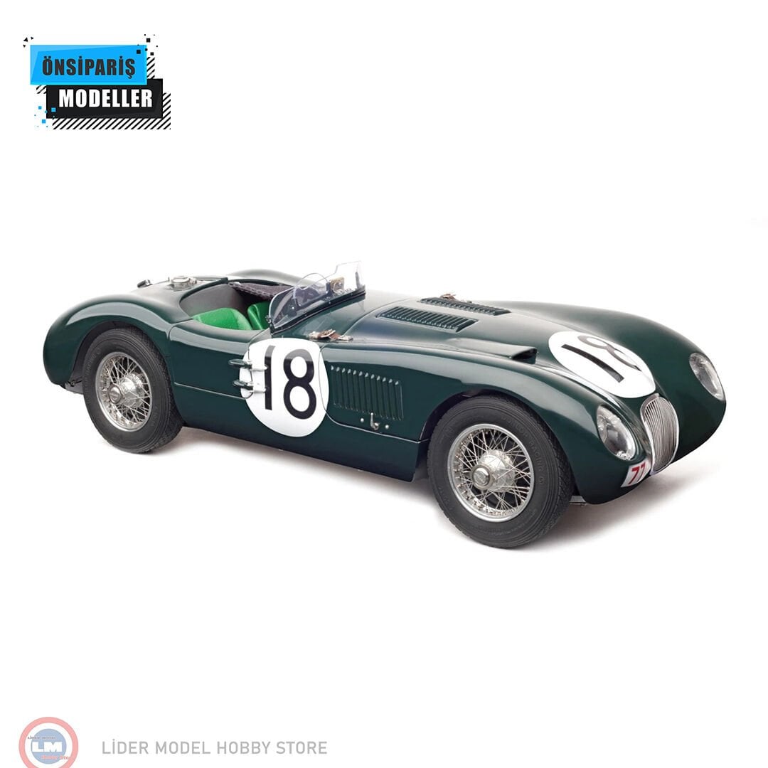 1:18 CMC 1953 Jaguar C Type 24h France Winner No 18 Tony Rolt Duncan Hamilton