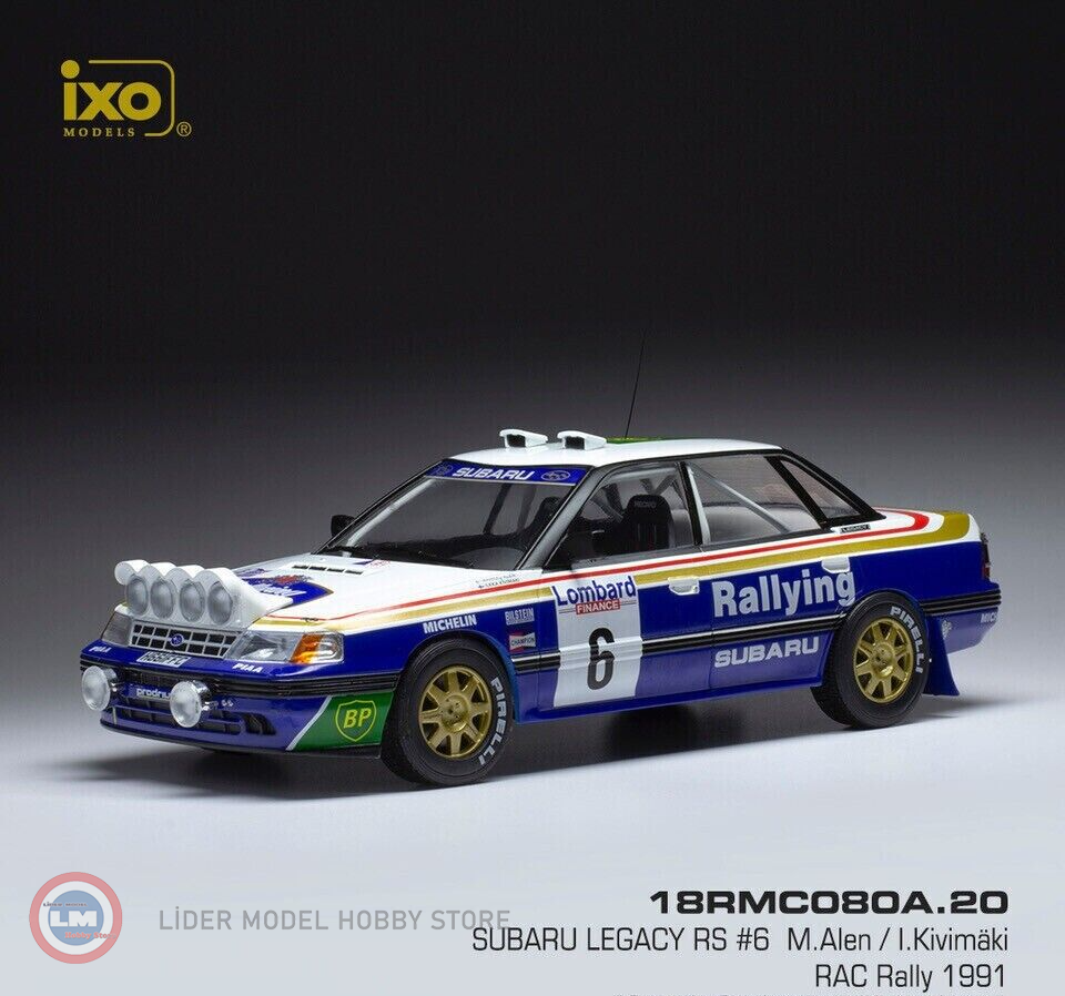 1:18 1991 Subaru Legacy RS #6 Rallye WM, RAC Rally