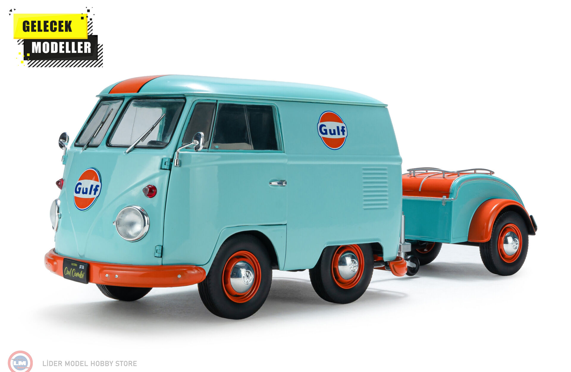 1:18 Solido 2024 Volkswagen COOL COMBI – Gulf - OIL TRIBUTE