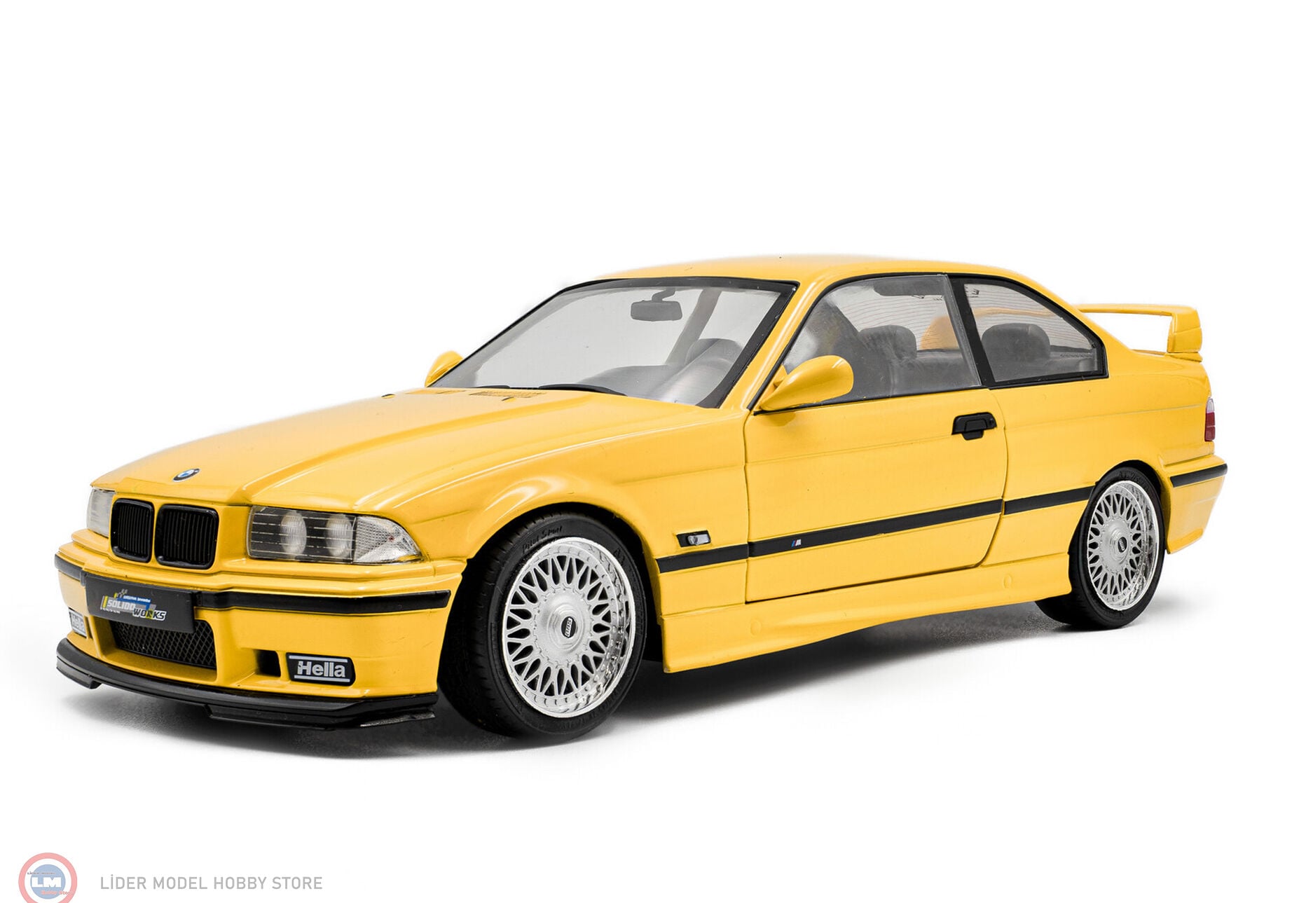 1:18 Solido 1991 BMW M3 E36 Coupe SOLIDO WORKS – DAKAR YELLOW