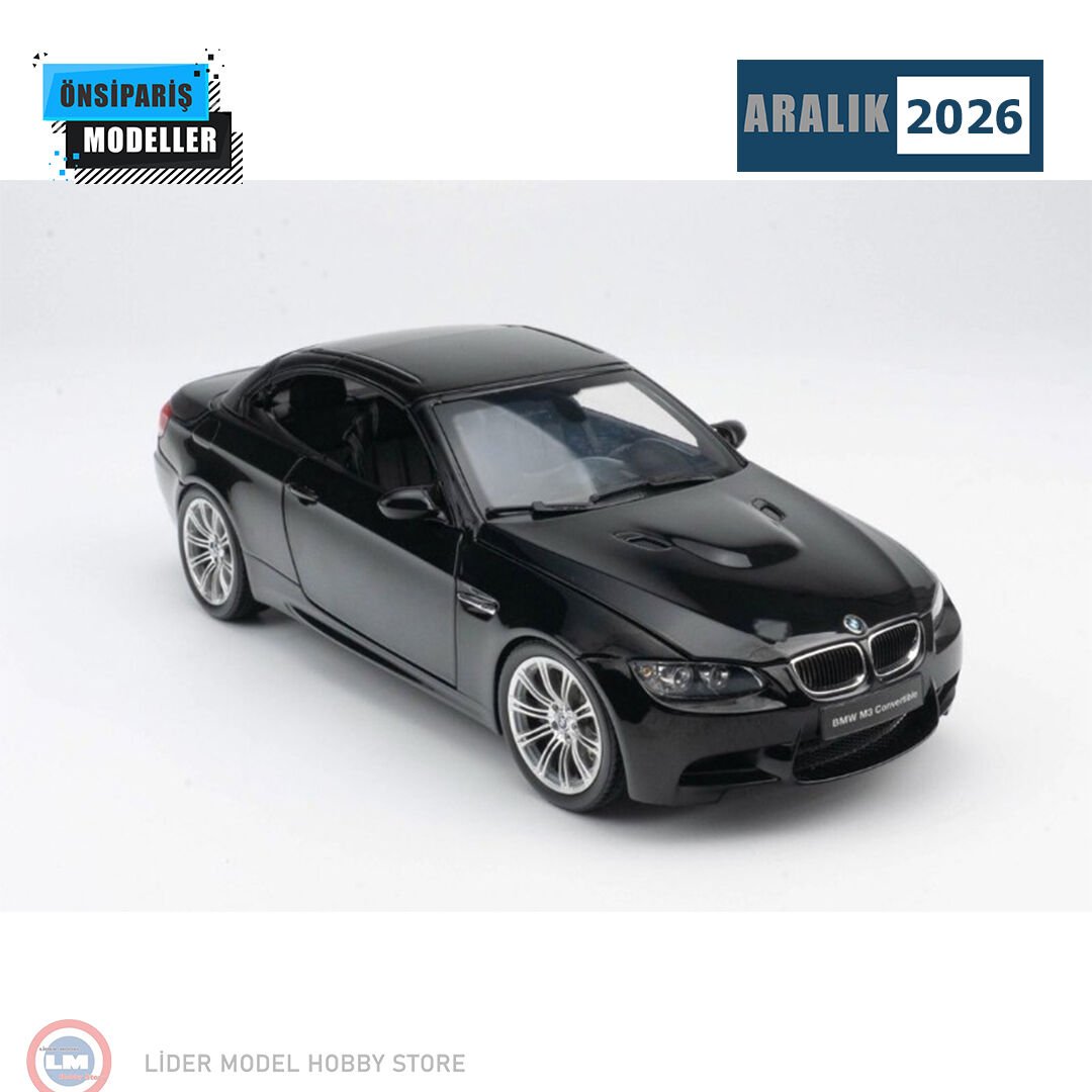 1:18 Kyosho BMW M3 E93 Cabrio Black