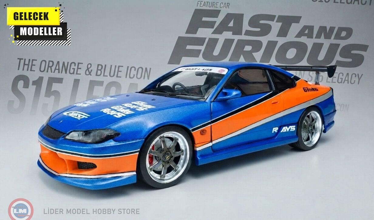 1:18 Solido 2006 Nissan Silvia S15 Spec-S Fast And Furious Tokyo Drift - Mona Lisa