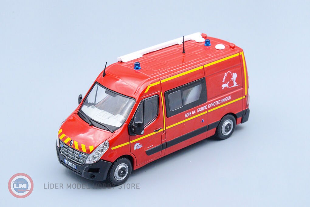 1:43 Atlas 2014 RENAULT MASTER VAN SDIS İtfaiye