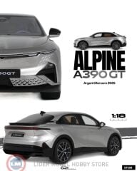 1:18 Otto 2025 Renault Alpine A390 GT Argent Mercure