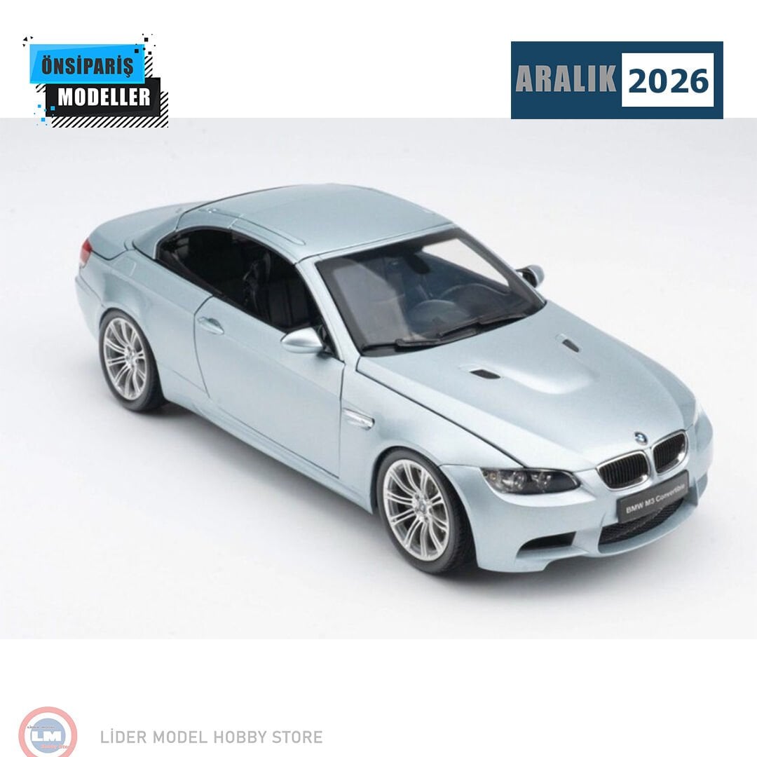 1:18 Kyosho BMW M3 E93 Cabrio Silver