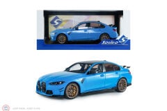 1:18 Solido 2024 BMW M3 G80 PERFORMANCE PARTS – DAYTONA BEACH BLUE