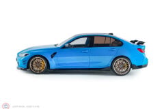1:18 Solido 2024 BMW M3 G80 PERFORMANCE PARTS – DAYTONA BEACH BLUE