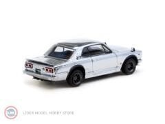 1:64 Tarmac Works Nissan Skyline HT 2000GT R Silver Chrome Japan Special Edition