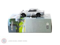 1:64 Tarmac Works Nissan Skyline HT 2000GT R Silver Chrome Japan Special Edition