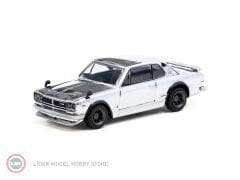 1:64 Tarmac Works Nissan Skyline HT 2000GT R Silver Chrome Japan Special Edition