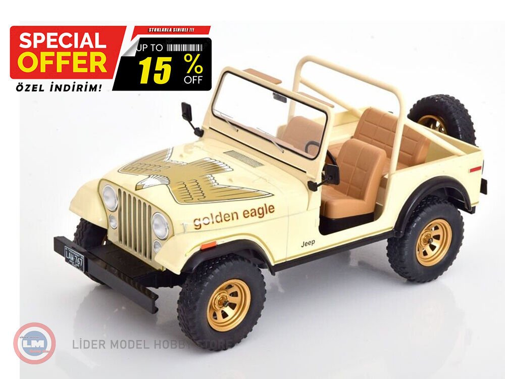 1:18 1980 Jeep CJ-7 Golden Eagle