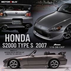 1:18 Motorhelix Honda S2000 AP2 Type S 2007 Moon Rock Metallic