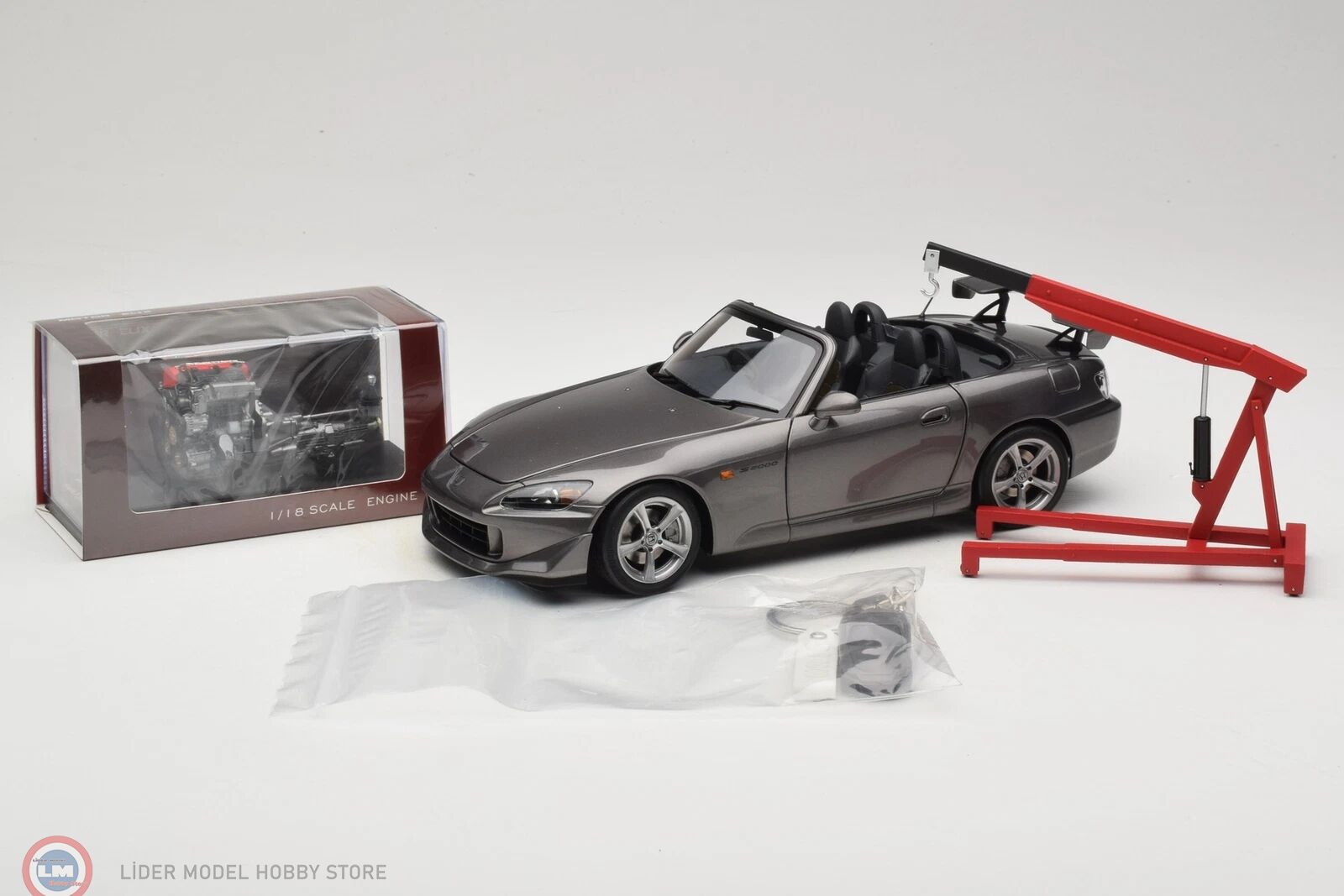 MOTORHELIX - 1:18 Motorhelix 2007 Honda S2000 AP2 Type S Moon Rock