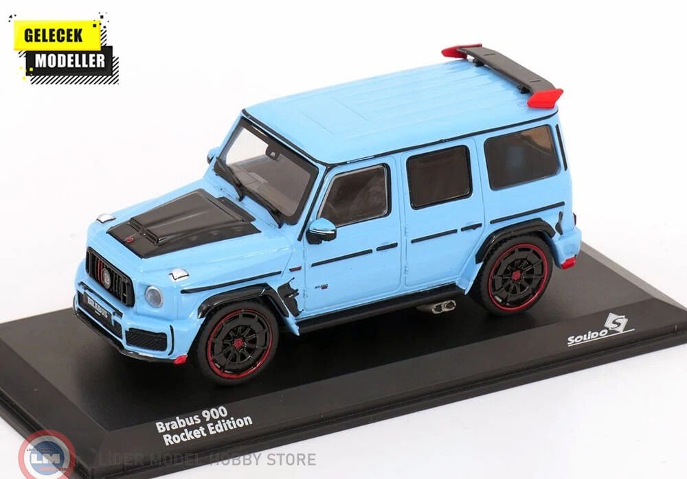 1:43 Solido 2021 Mercedes Benz Brabus 900 - G63 Rocket Edition - China blue