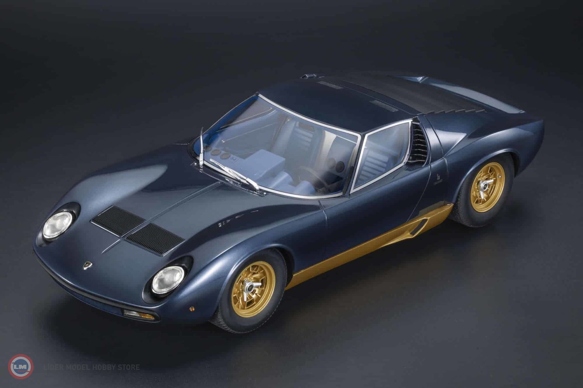 1:12 1971 Lamborghini Miura SV - Bleu Medio