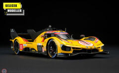 1:18 Amalgam Ferrari 499P - Hypercar #83 Le Mans Winner 2025 – Yellow