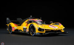 1:18 Amalgam Ferrari 499P - Hypercar #83 Le Mans Winner 2025 – Yellow