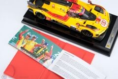 1:18 Amalgam Ferrari 499P - Hypercar #83 Le Mans Winner 2025 – Yellow