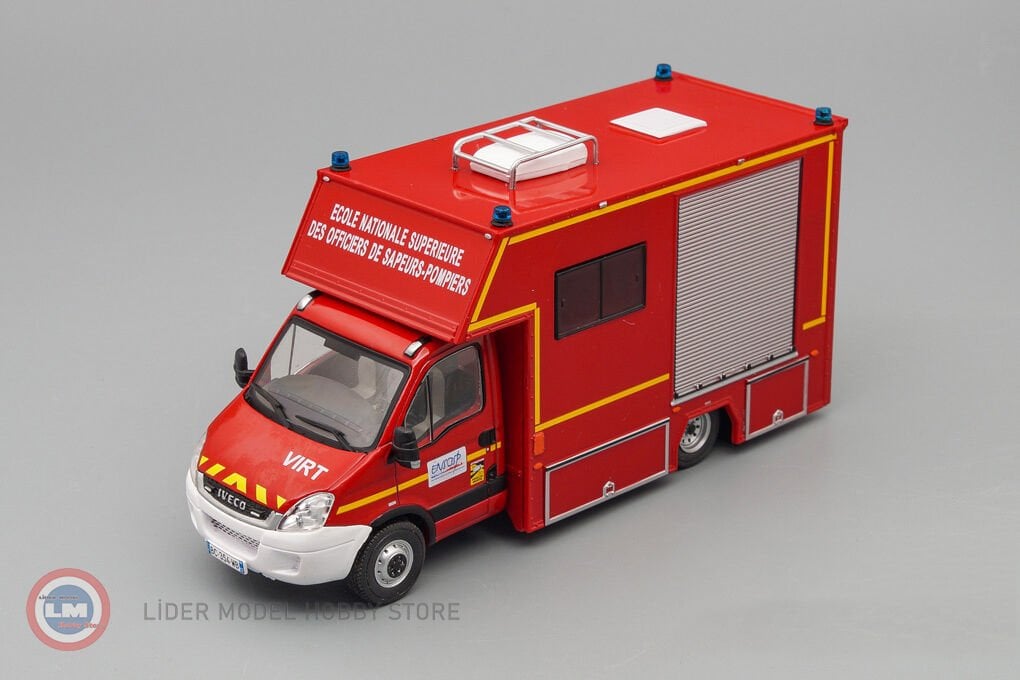 1:43 Atlas 2014 Iveco FIAT DAILY VAN VEHICULE D'INTERVENTION İtfaiye