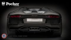1:8 POCHER  2013 Lamborghini Aventador LP700-4 Roadster Nero Nemesis Maket Kit
