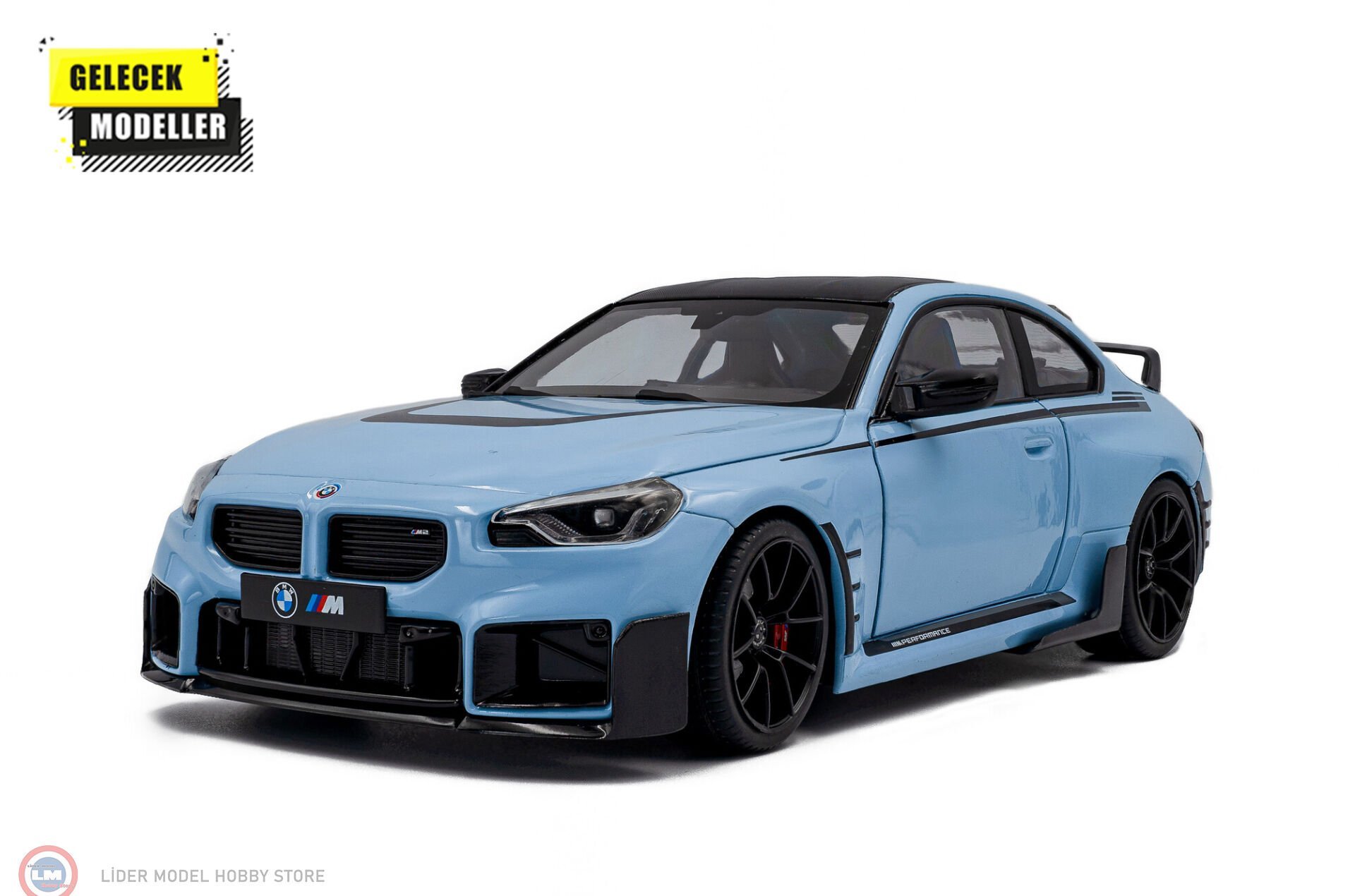 1:18 Solido 2024 BMW M2 Performance Parts (G87) - Zandvoort blue
