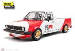 1:18 Solido 1982 Volkswagen Caddy Mk1 Red Cowboy Racing Tribute - red  white