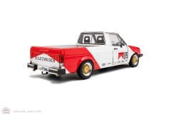 1:18 Solido 1982 Volkswagen Caddy Mk1 Red Cowboy Racing Tribute - red  white