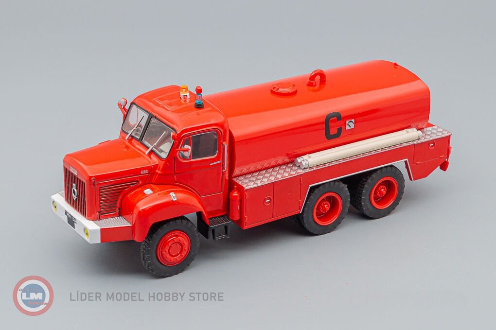 1:43 Atlas 1964 BERLIET GBC 34 TANKER TRUCK İtfaiye