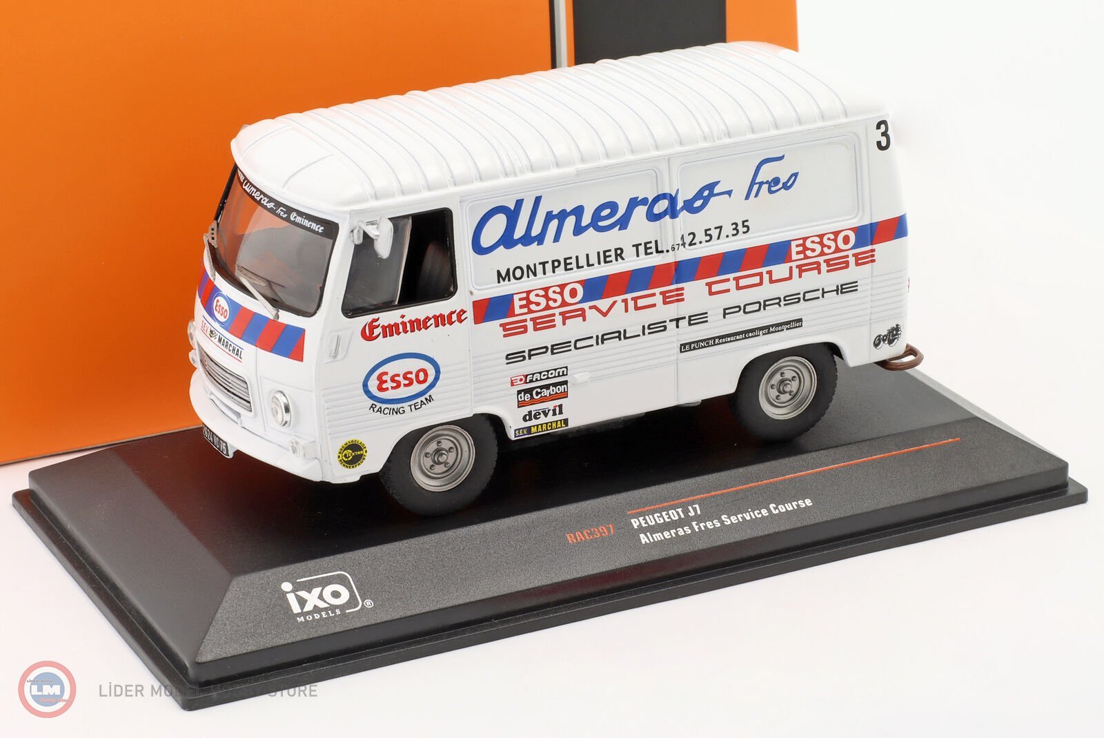 1:43 1969 Peugeot J7 Team Almeras Eminence Rally Service