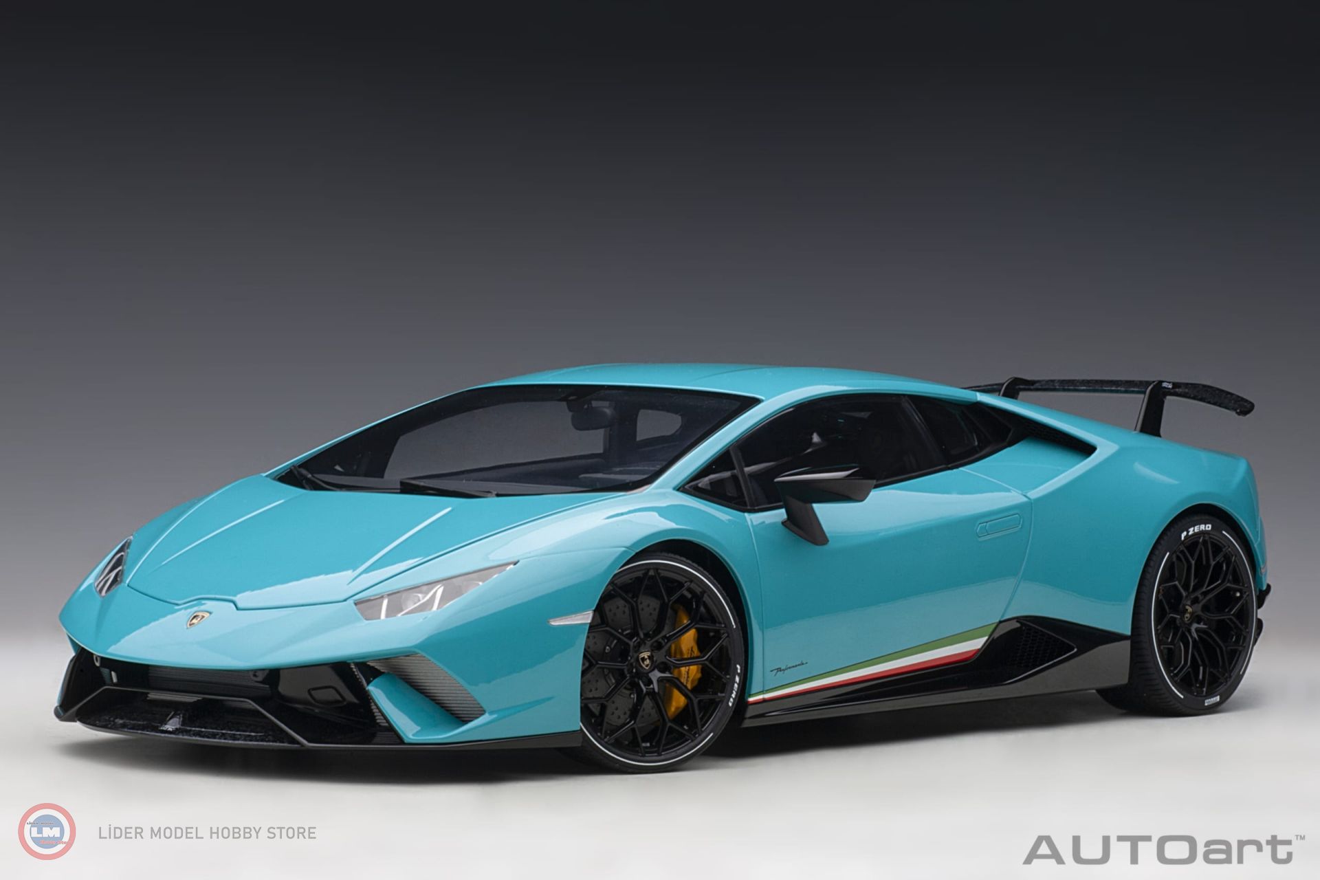 1:12 2017 Lamborghini Huracan Performante (Blu Glauco)