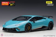 1:12 Autoart 2017 Lamborghini Huracan Performante (Blu Glauco)