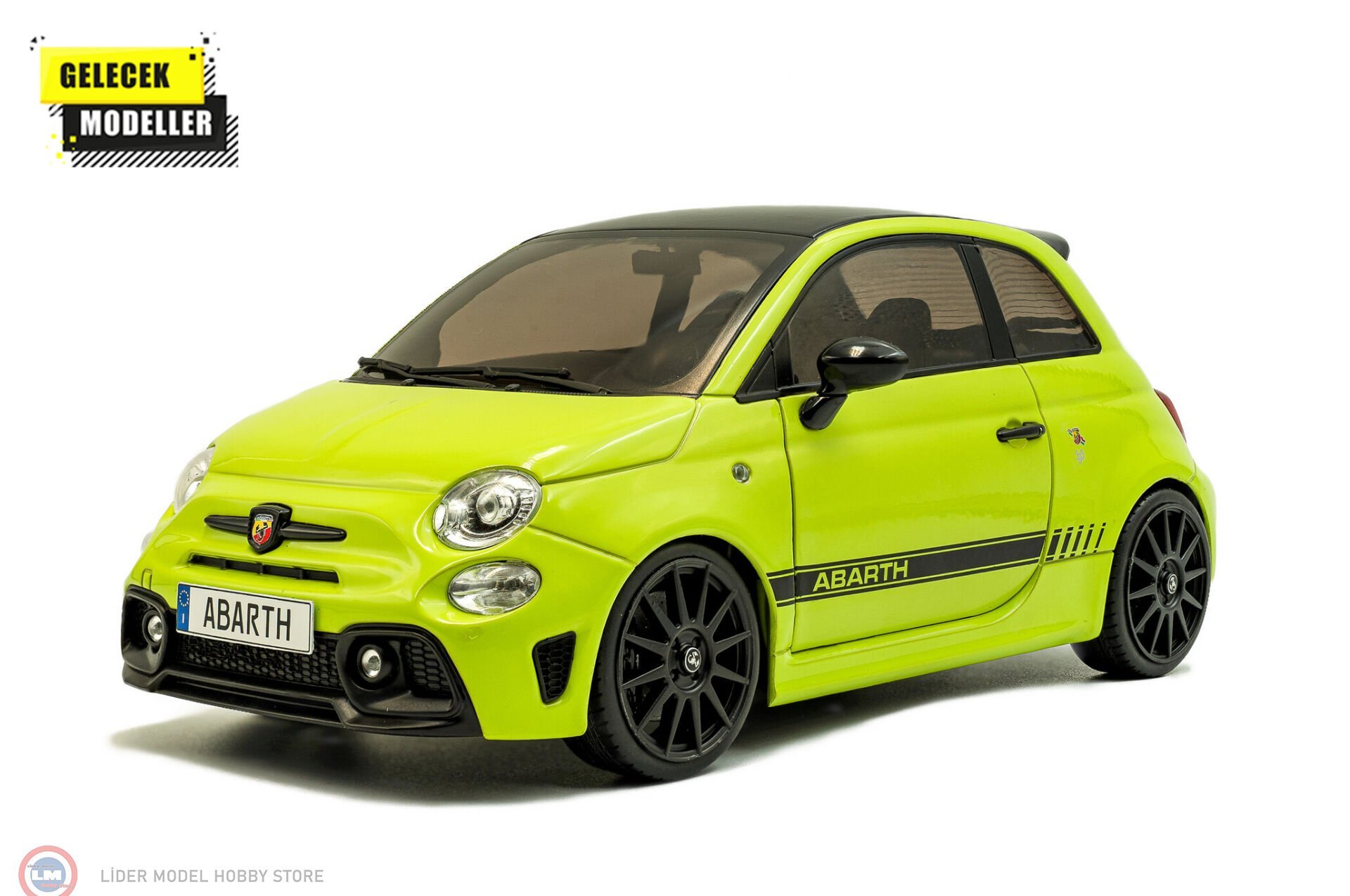 1:18 Solido 2023 Fiat F595 Abarth - adrenaline green