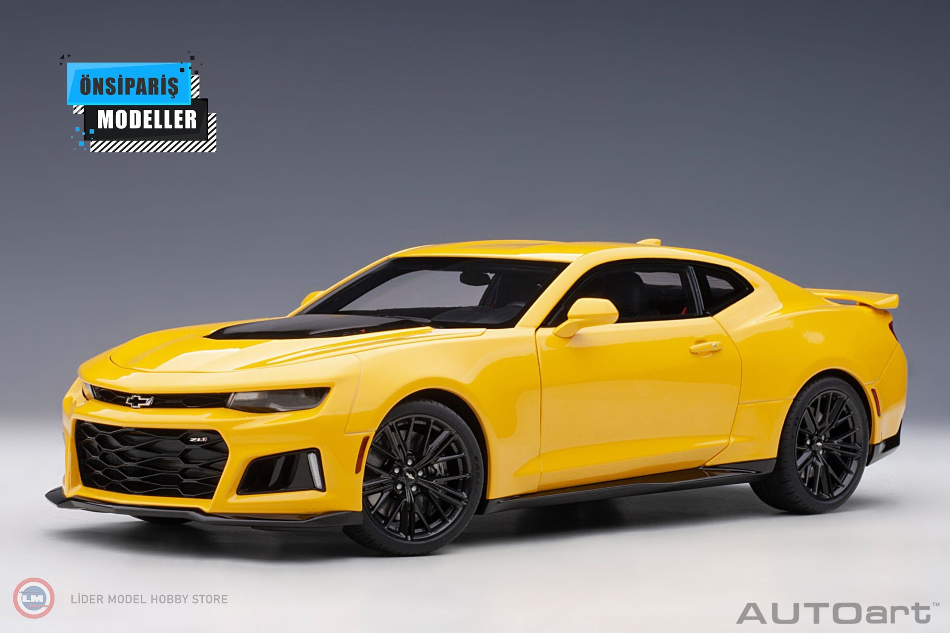 1:18 2017 Chevrolet Camaro ZL1 71205 (Bright Yellow)