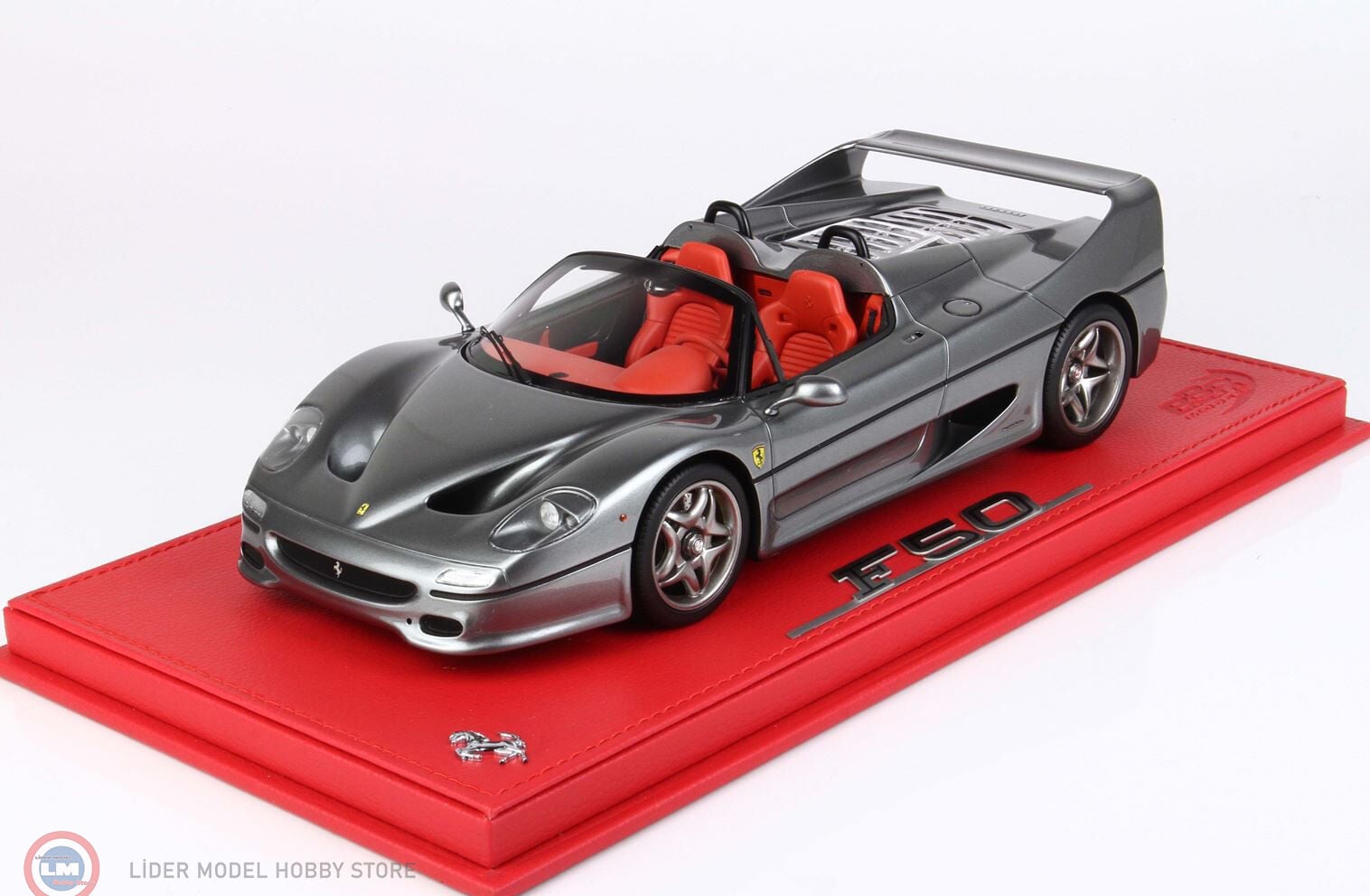1:18 BBR 1995 Ferrari F50 Coupe Spider version - Grigio ferro metallizzato
