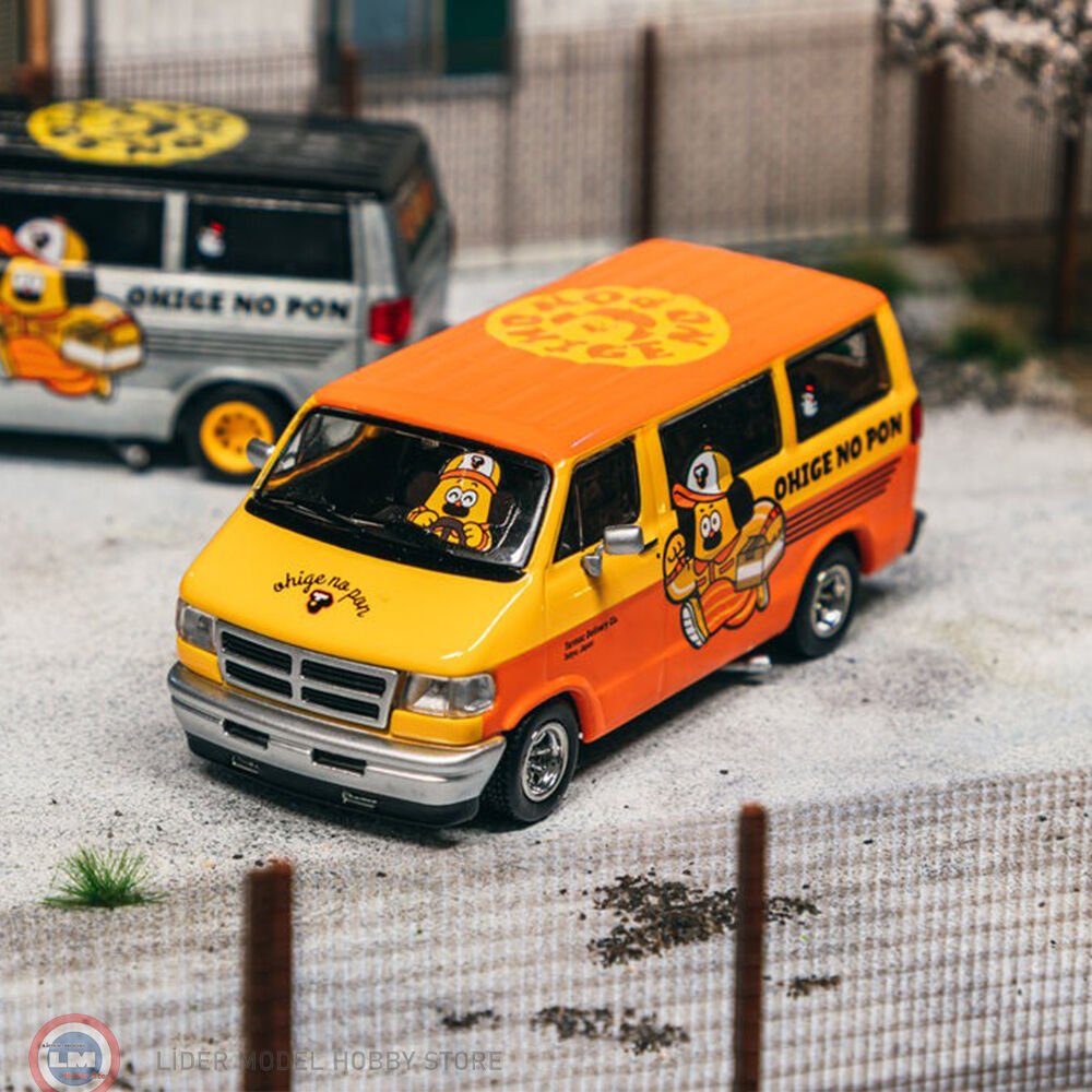 1:64 Tarmac Works Dodge Van, Ohige No Pon