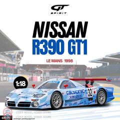 1:18 GT Spirit 1998 NISSAN R390 GT1 #32 LE MANS BLUE
